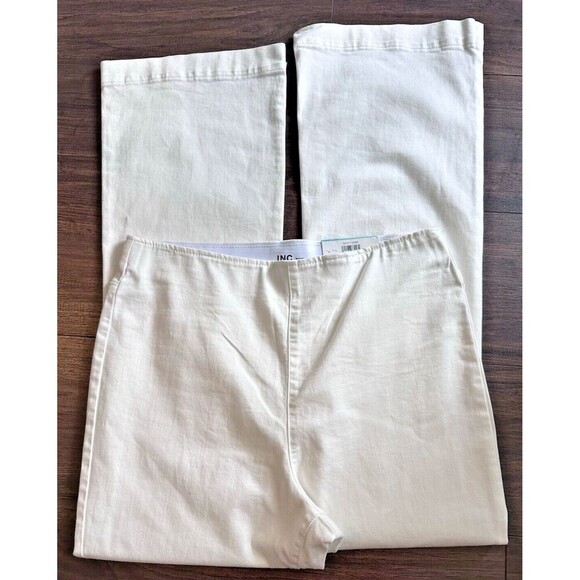I.n.c. International Concepts Women's Bootcut Pull-on Jeans, Bright White 12 - Picture 3 of 6